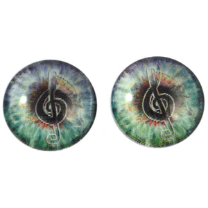 Music Lover Animated Glass Eyes