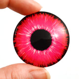 Hot Pink Neon Glass Eye