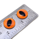 16mm Orange Fox Glass Eyes