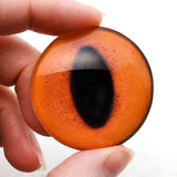 Orange Fox Glass Eye