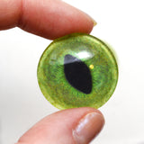 Pale Green Cat Glass Eyes