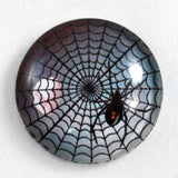 Scary Spider Glass Cabochon