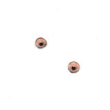 8 Pairs of 4mm Animal Glass Eyes