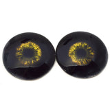 Black and Yellow Zombie Monster Glass Eyes