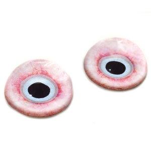 High Domed Bloodshot Zombie Glass Eyes