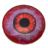 Giant 78mm Bloody Red Zombie Glass Eyes