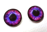 Blue and Pink Steampunk Glass Eyes