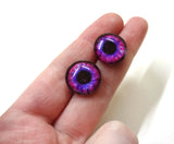 16m Blue and Pink Steampunk Glass Eyes