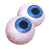 Blue Side Glance Human Glass Eyes