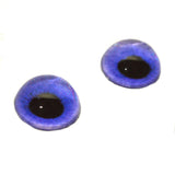 High Domed Blue Violet Zombie Glass Eyes