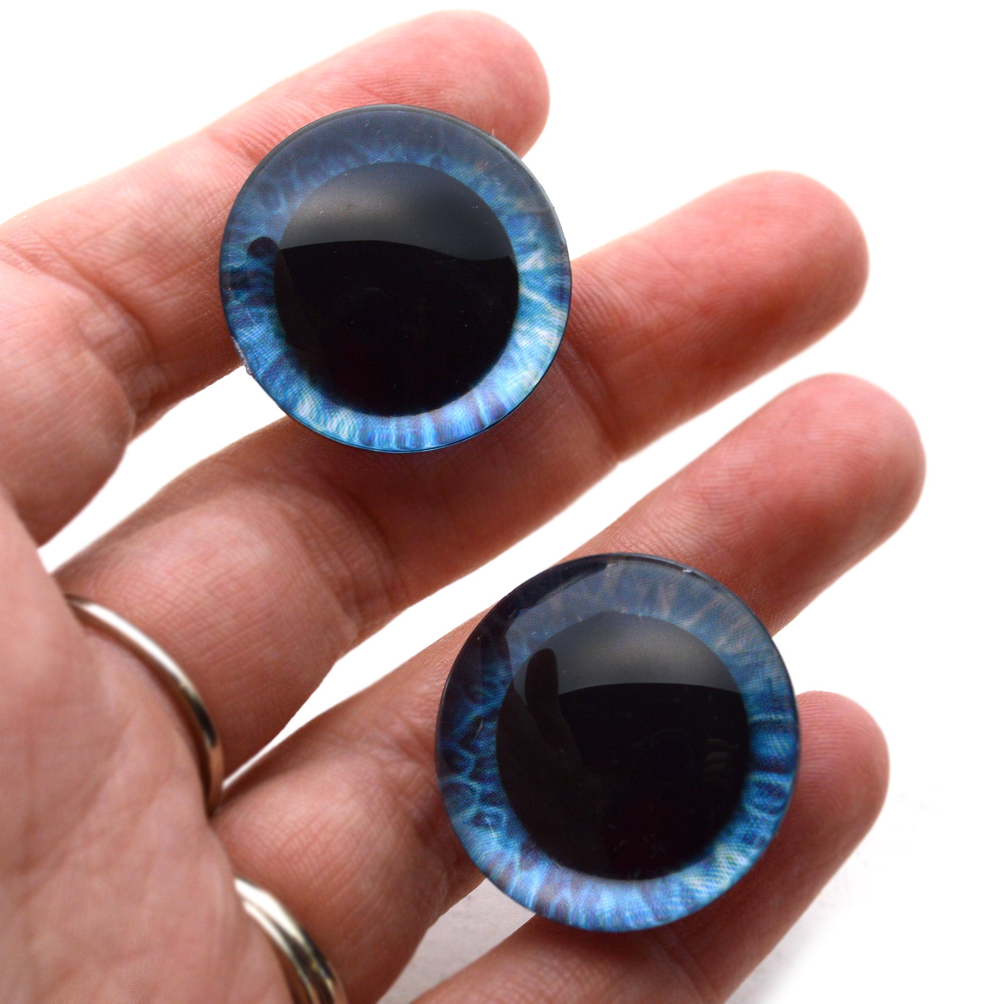 30*20mm Oval Safety Eyes / Blue Color Plastic Doll eyes Handmade
