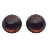 High Domed Brown Horse Glass Eyes