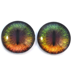30mm Color Changing Fantasy Creature Animated Glass Eyes