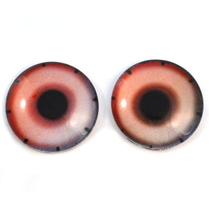 30mm Color Changing Wolf Animated Glass Eyes