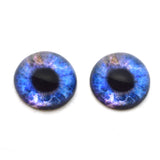 High Domed Colorful Galaxy Glass Eyes