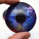 Colorful Galaxy Glass eyes