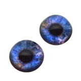 High Domed Colorful Galaxy Glass Eyes