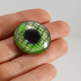 25m Green Code Cyberpunk Glass Eye