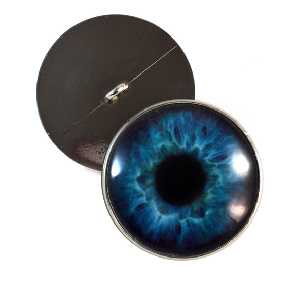 Sew On Buttons Deep Blue Human Glass Eyes