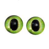 Friendly Green Dragon Glass Eyes