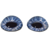 High Domed Gray Blue Human Glass Eyes