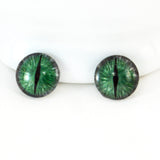 Green and Gray Dragon Glass Eyes