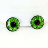 Intense Green Human Glass Eyes