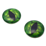 Pine Tree Green Dragon Glass Eyes