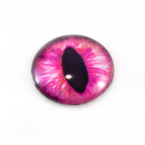 Hot Pink Dragon or Cat Glass Eye