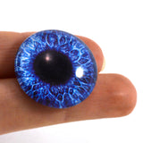violet blue glass eye