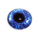violet blue glass eye