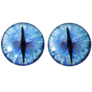 Blue Ice Dragon Glass Eyes
