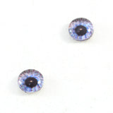 Steampunk Gear Glass Eyes in Light Blue and Purple