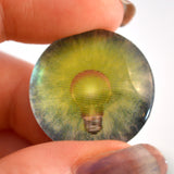 Light Bulb Animated Glass Eye Cabochons