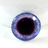 Wide Light Purple Fantasy Glass Eye