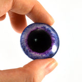30mm Wide Light Purple Fantasy Glass Eye