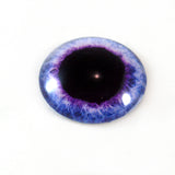Wide Light Purple Fantasy Glass Eye