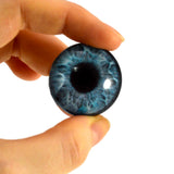 25mm Mint Blue Mermaid Glass Eye