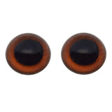 High Domed Brown Monkey Glass Eyes