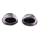 High Domed Natural Silver Fish Glass Eyes