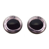 High Domed Natural Silver Fish Glass Eyes