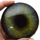 Large 78mm Realistic Green Human Glass Eyes