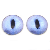 Pale Blue Realistic Cat Animal Glass Eyes