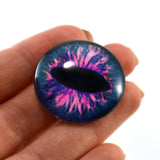 Pink and Blue Fantasy Dragon Glass Eyes