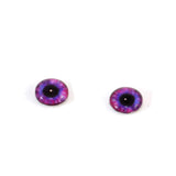 Blue and Pink Steampunk Glass Eyes