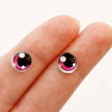 Pink Anime Glass Doll Eyes with Shines