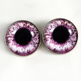 Sew On Buttons Pink Sparkling Glass Eyes