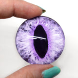 Light Purple Cat or Dragon Glass Eye