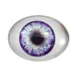 Purple Oval Doll Glass Eye