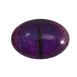 Purple Oval Dragon Glass Eye